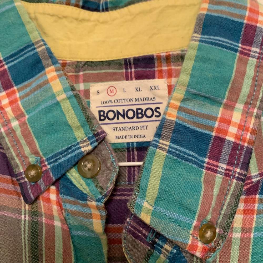 Bonobos plaid button down - Picture 3 of 3